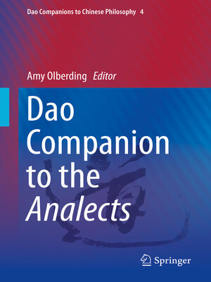 cover image of Dao Companion to the Analects